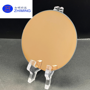Ti/Cu Metal-Coated Silicon Wafer Titanium Copper Sputtered Wafer for MEMS Microelectronics Conductive Substrate