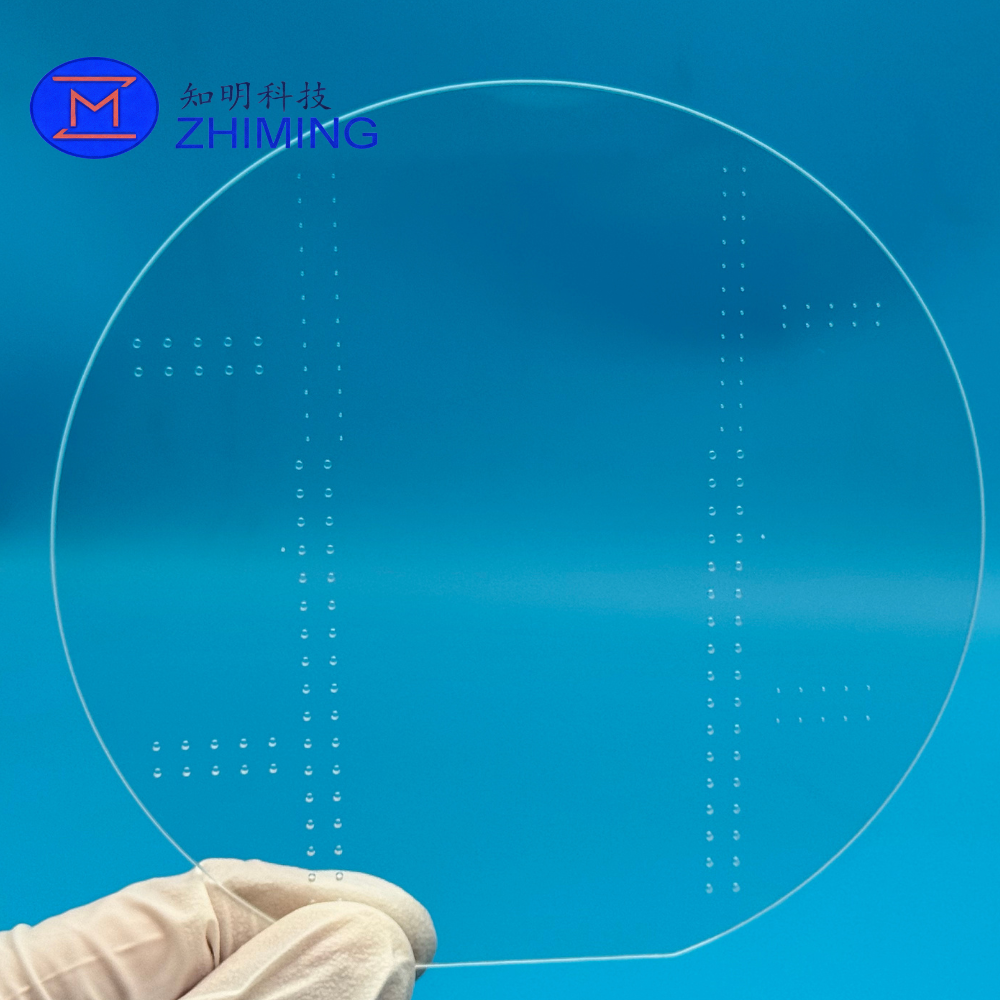 Custom TGV Sapphire Substrates with Through-Hole Arrays for Microelectronics and Optical Packaging